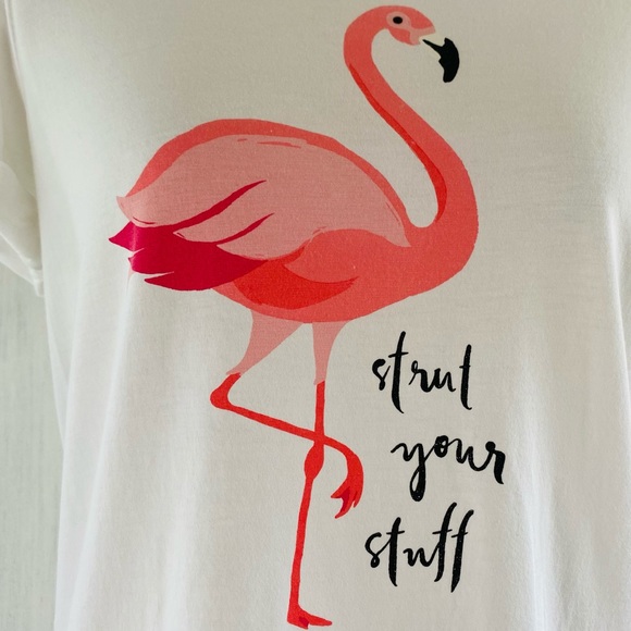 Kate Spade Flamingo Strut Your Stuff cotton top - Picture 5 of 7